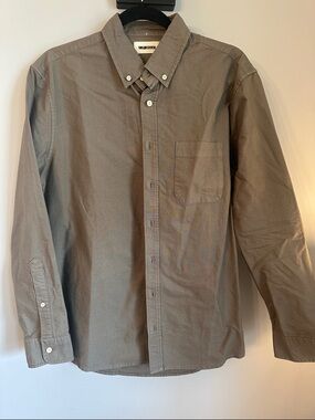 Taylor Stitch Men's Olive Button-Down Shirt